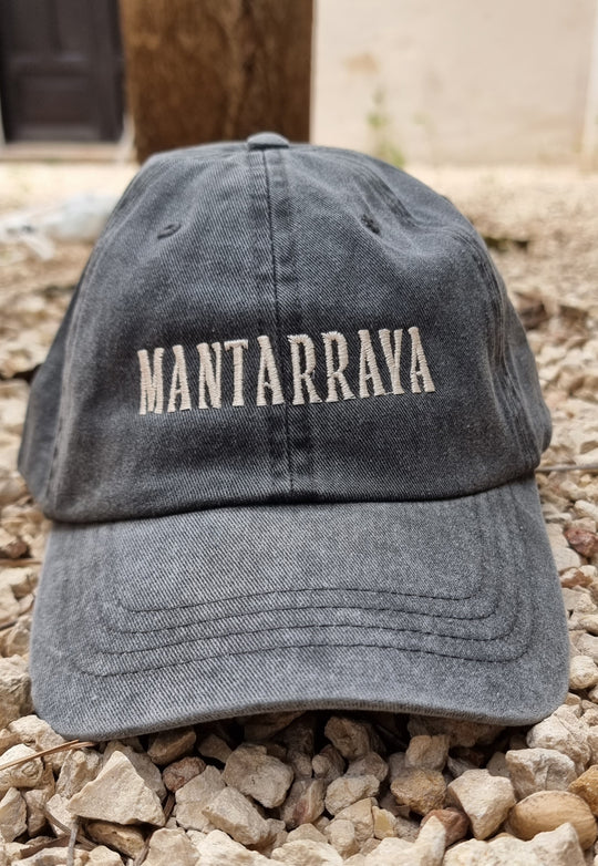 Gorra Vintage Unisex - Algodón Deslavado-Mantarraya