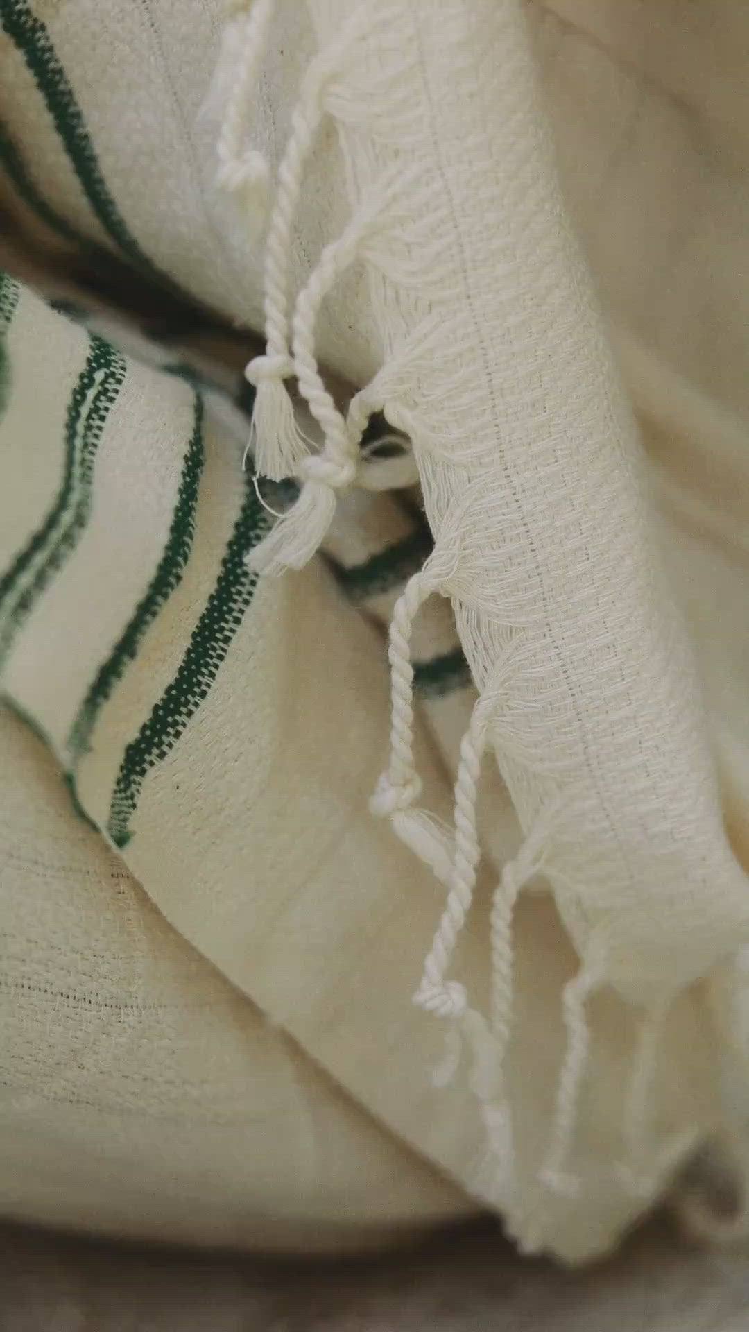 Nook - Toalla tejida a mano de bambú y algodón