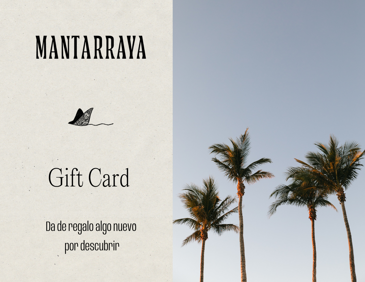 Gift Card-Tarjetas de regalo-Mantarraya